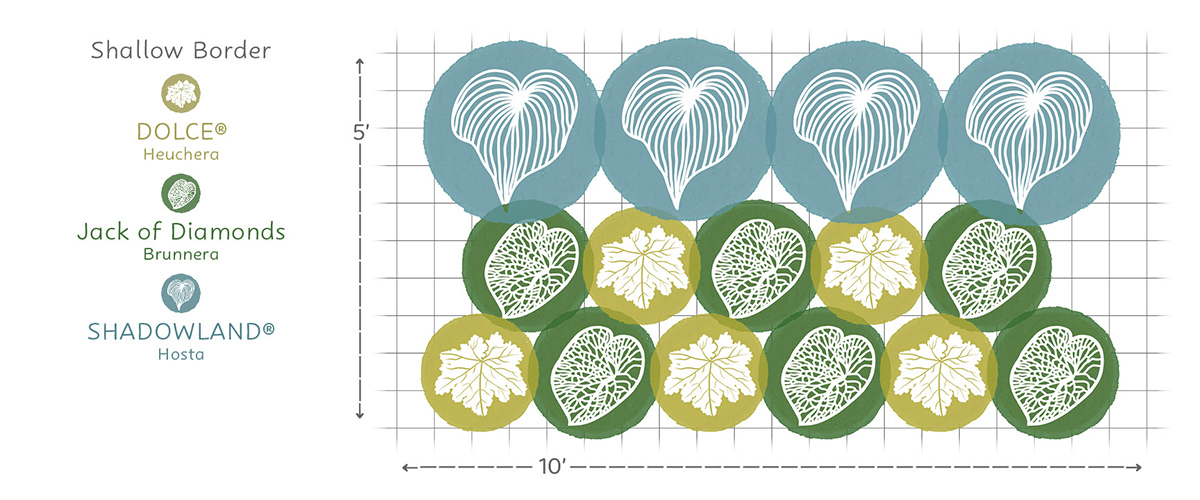 EZ Scape - Foliage Friendly Shadescape 1 Graphics3 Foliage Friendly Shadescape 1 garden layout #3
