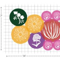 High Performance Pollinator Patch garden layout #2