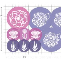 Lush Cut Flower Blend garden layout #3