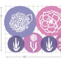 Lush Cut Flower Blend garden layout #1