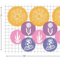 Deep border planting plan of Low Maintenance 1 perennial EZ Scape landscape recipe