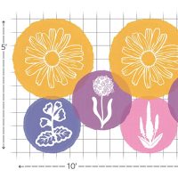 Shallow border planting plan of Low Maintenance 1 perennial EZ Scape landscape recipe