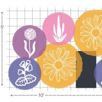 Mailbox garden planting plan of Low Maintenance 1 perennial EZ Scape landscape recipe