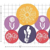 Shallow border planting plan for the Buzz & Bloom #4 EZ Scapes landscape recipe