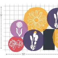 Mailbox garden planting plan for the Buzz & Bloom #4 EZ Scapes landscape recipe